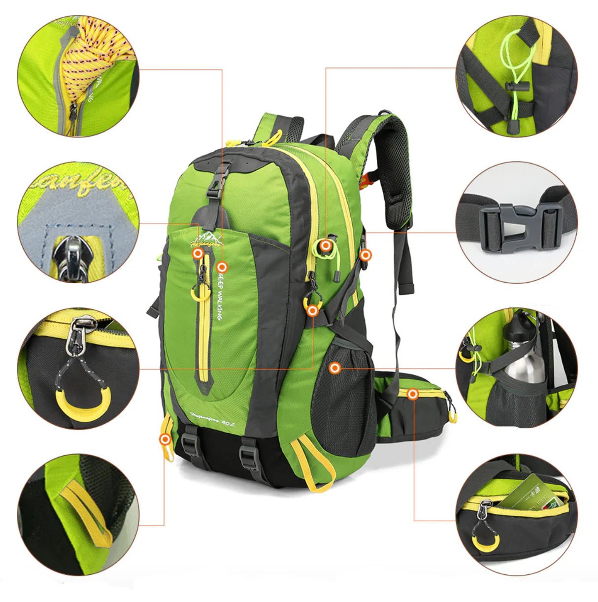 Sac à dos de randonnée 40L - Pakooz
