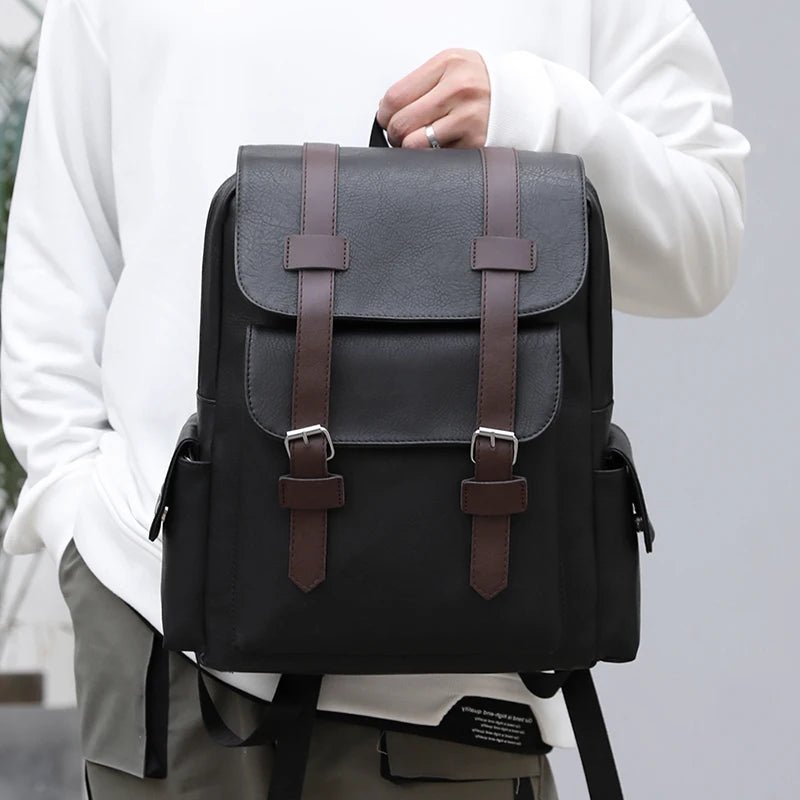 Sac à dos vintage en cuir pour homme - Pakooz