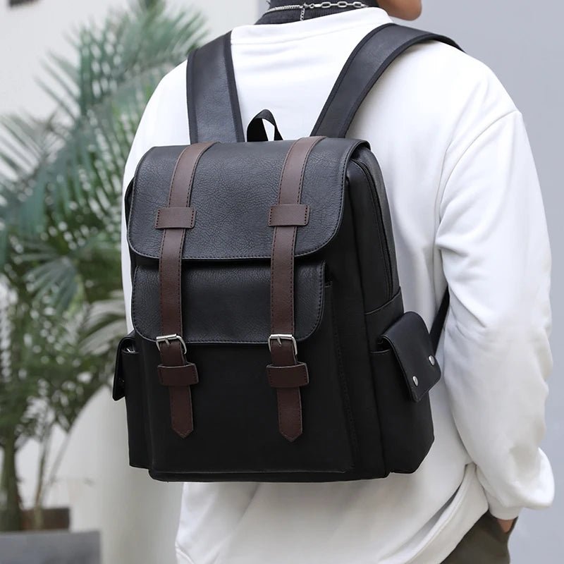 Sac à dos vintage en cuir pour homme - Pakooz