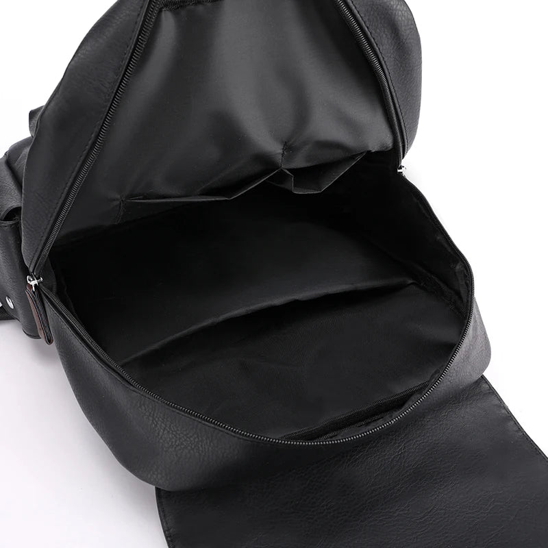 Sac à dos vintage en cuir pour homme - Pakooz