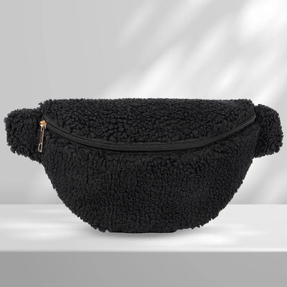 Sac banane sherpa noir