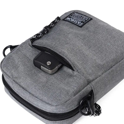 Petit sac à bandoulière pour homme deux pochettes