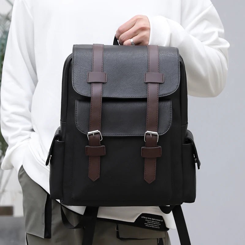 Sac à dos vintage en cuir pour homme - Pakooz