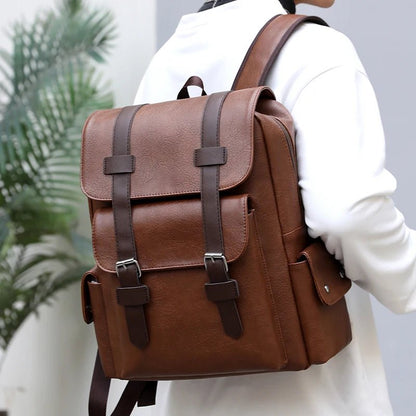 Sac à dos vintage en cuir pour homme - Pakooz