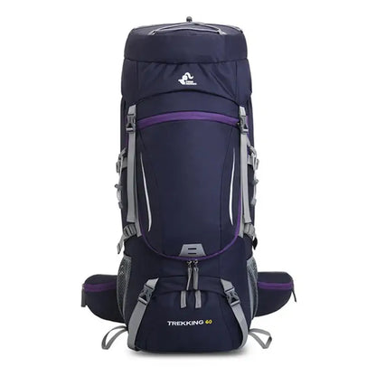 Sac à dos de randonnée 60L violet