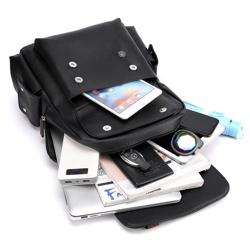 Sac à dos vintage en cuir pour homme - Pakooz