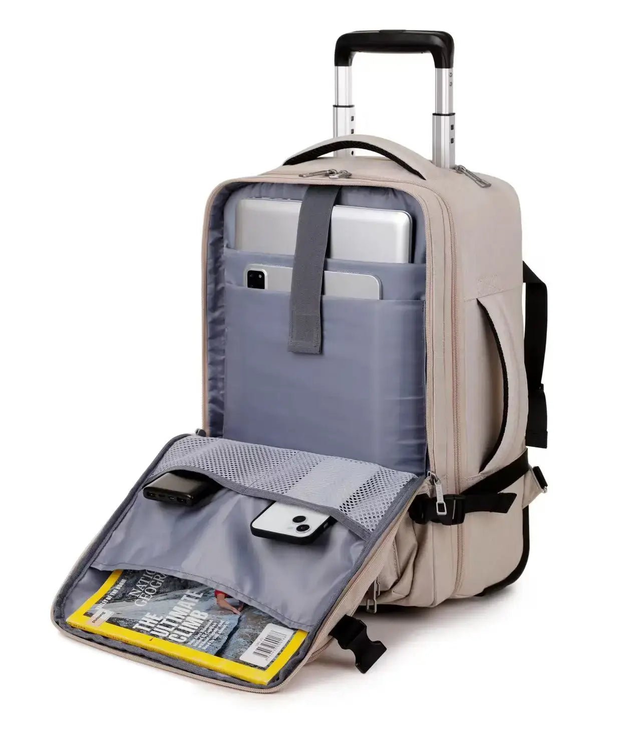 Sac à dos de voyage à roulettes - Pakooz