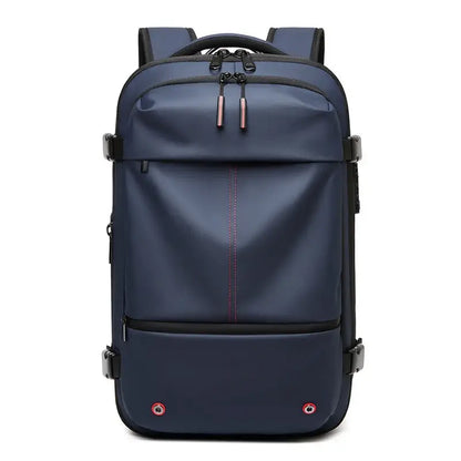 Sac à dos de voyage sous vide bleu