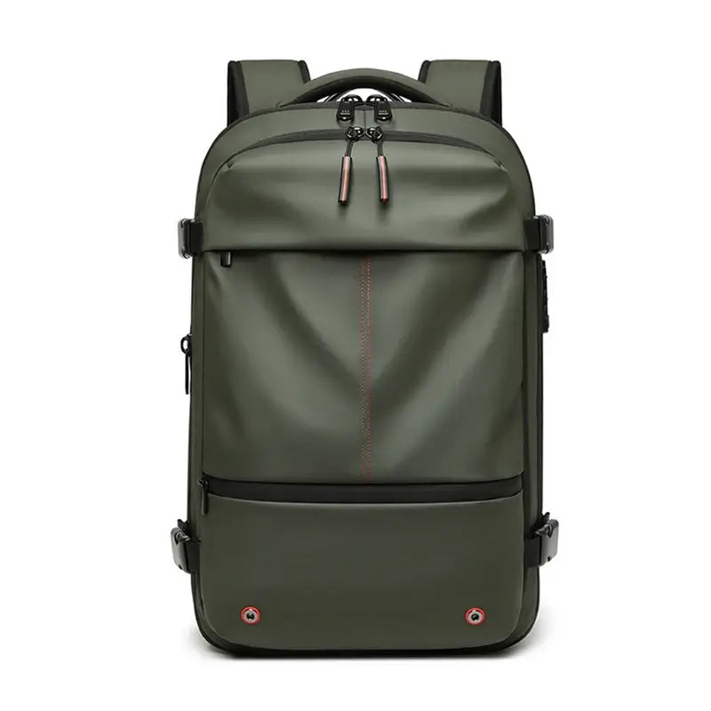 Sac à dos de voyage sous vide vert