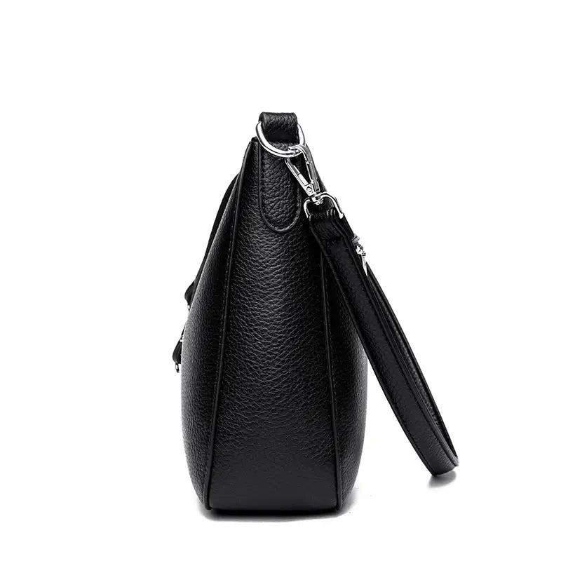Sac à main à bandoulière noir pour femme