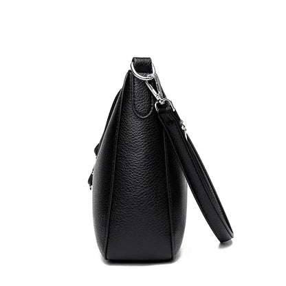 Sac à main à bandoulière noir pour femme